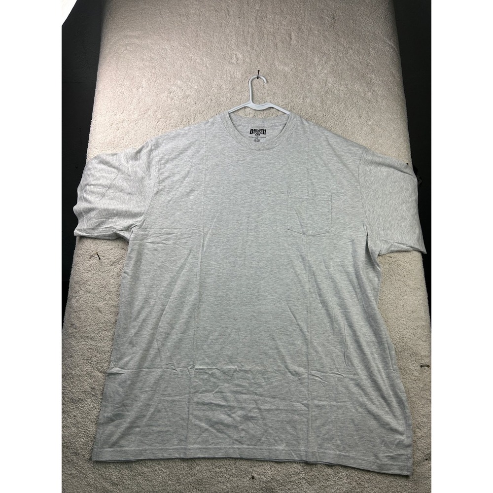Duluth Trading‎ Co Men's T-Shirt Gray 3XL Cotton Pocket Crew Neck